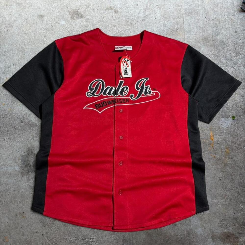 Vintage dale eardnardt jr nascar baseball jersey
